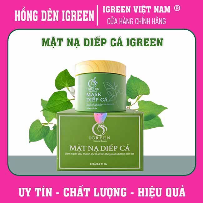 Mặt Nạ Diếp Cá Igreen: Sự Lựa Chọn Tốt Nhất cho Làn Da Dầu Mụn