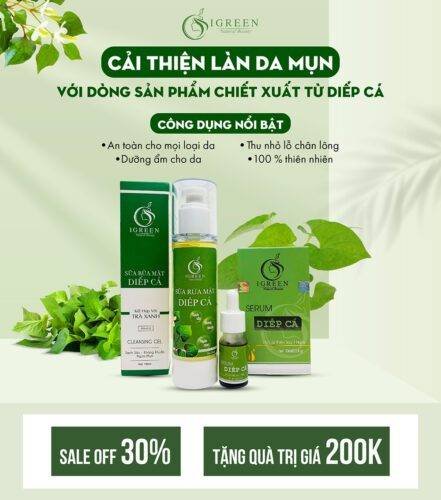 Bí quyết có làn da đẹp cùng Igreen