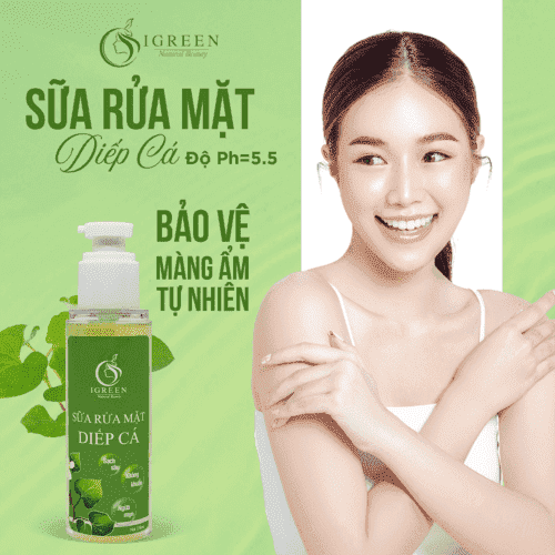 Sữa rửa mặt Diếp Cá Igreen | 0968502703