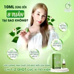 Serum trị mụn diếp cá igreen - Sạch mụn hết thâm