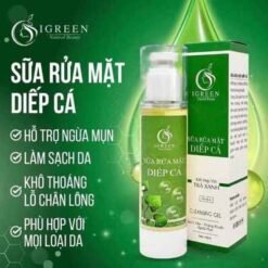 Sữa rửa mặt Diếp cá Igreen