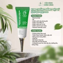 Kem chống nắng Igreen 60ml SPF50+, thành phần thuần chay, nâng Tone trắng da, kiềm dầu dành mọi loại da, khô nhạy cảm mẹ bầu mẹ bỉm tuổi dậy thì đều dùng được