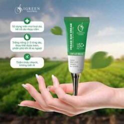 Kem chống nắng Igreen 60ml SPF50+, thành phần thuần chay, nâng Tone trắng da, kiềm dầu dành mọi loại da, khô nhạy cảm mẹ bầu mẹ bỉm tuổi dậy thì đều dùng được