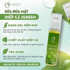 Sữa rửa mặt Diếp cá thế hệ mới Igreen