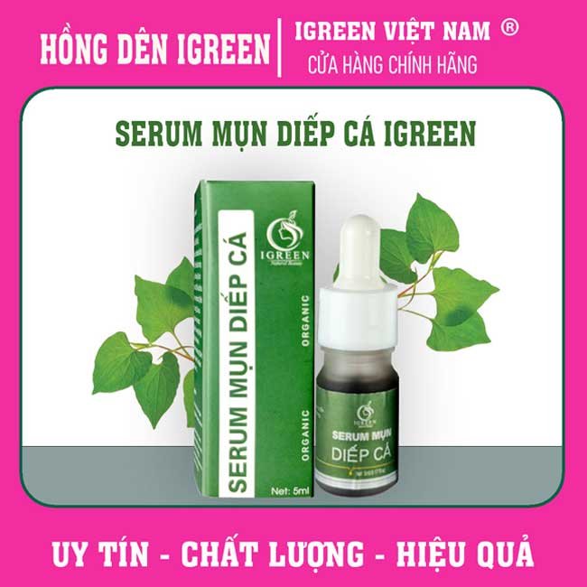 serum trị mụn diếp cá igrneen